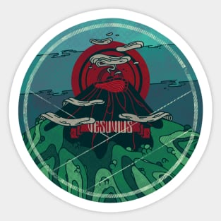 Mount Vesuvius Sticker